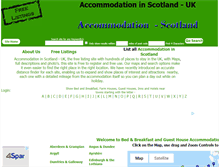 Tablet Screenshot of bnbscotland.co.uk